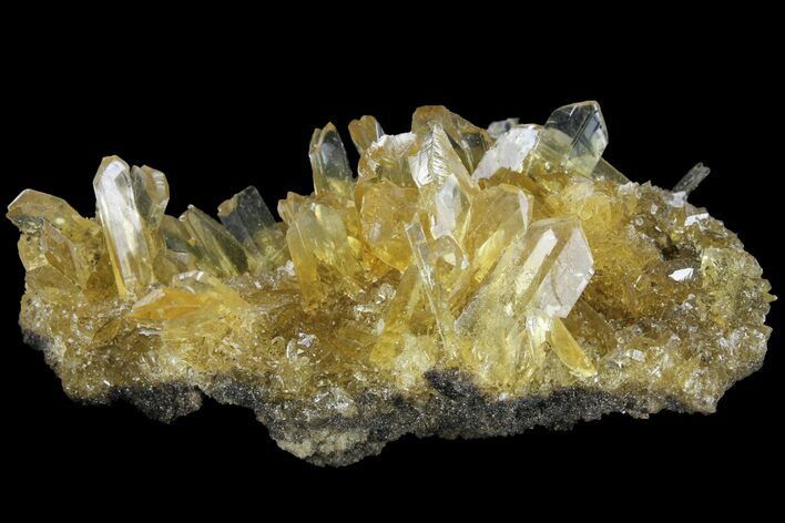 Selenite Crystal Cluster (Fluorescent) - Peru #94625